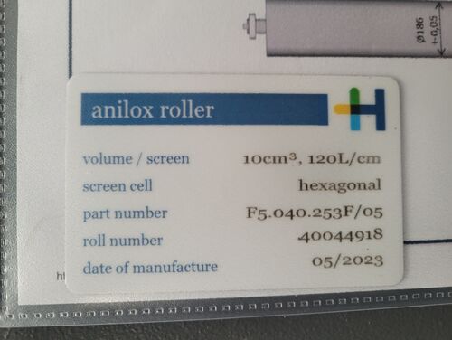Heidelberg Anilox Roller